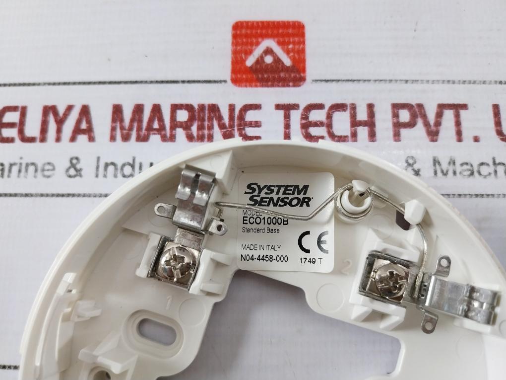 System Sensor Eco1003 Photoelectric Smoke Detector En54-7 Rev A 1749 T