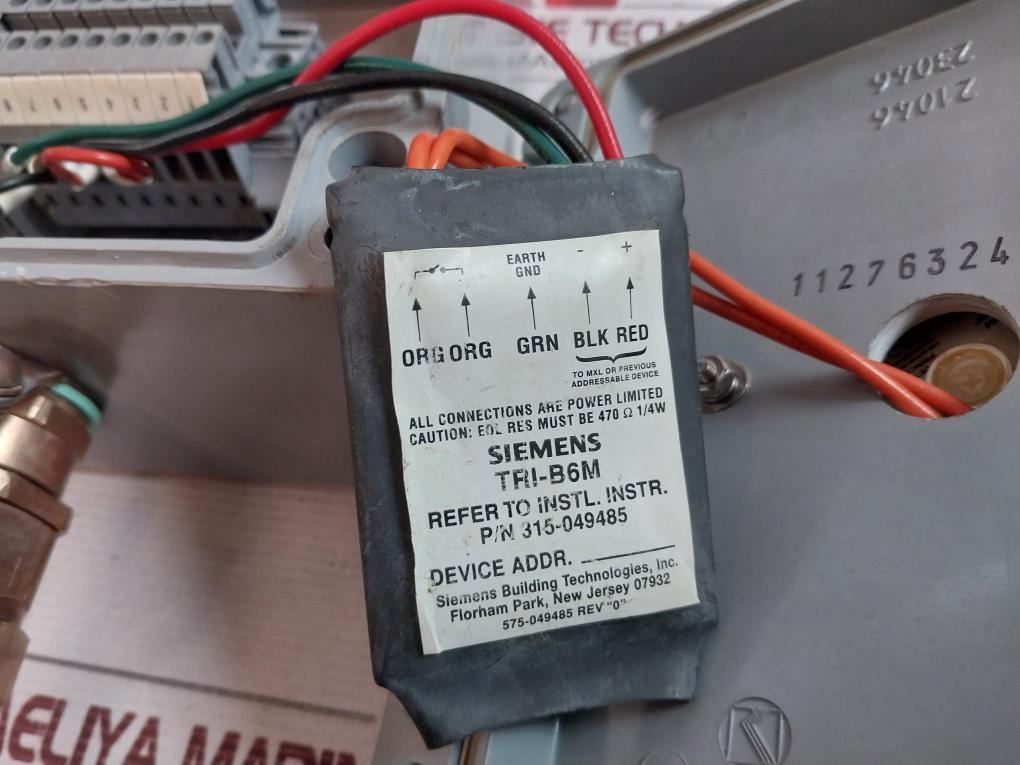 System Sensor Fx/Ror Mechanical Heat Detector 1127632400 315-049485 Rev 0