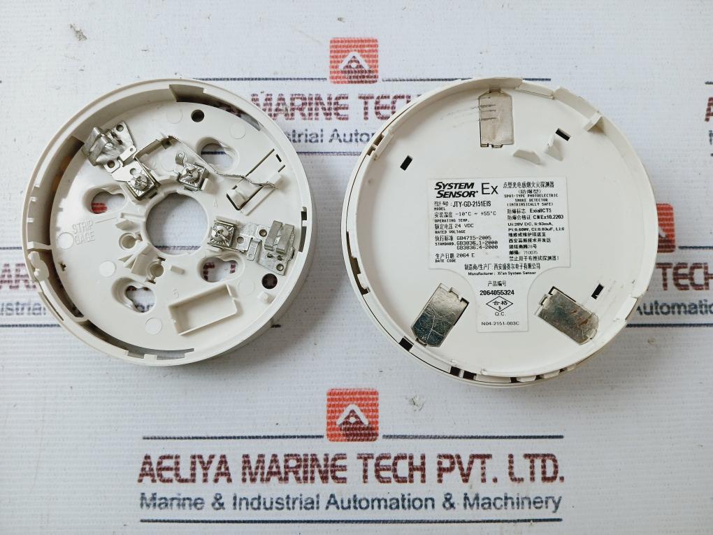 System Sensor Jty-gd-2151Eis Photoelectric Smoke Detector 24 Vdc