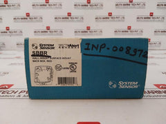 System Sensor Sbbr Wall-mount Surface-mount Back Box, Red