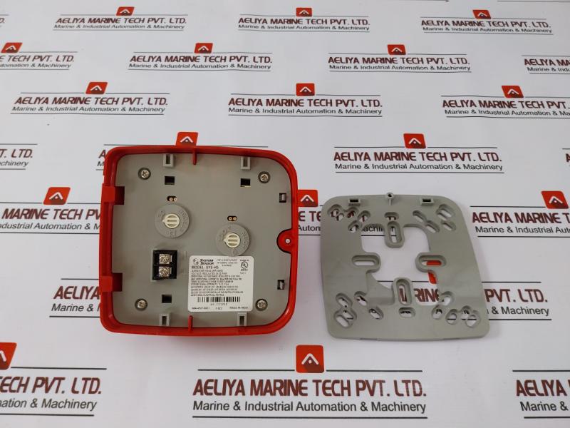 System Sensor Sys-hs Audible And Visual Wall-mount Horn Strobe Fire Alarm 24 Dc