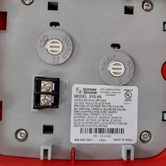 System Sensor Sys-hs Audible And Visual Wall-mount Horn Strobe Fire Alarm 24 Dc