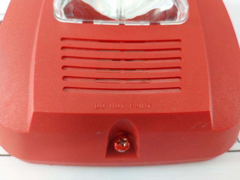 System Sensor Sys-hs Audible And Visual Wall-mount Horn Strobe Fire Alarm 24 Dc