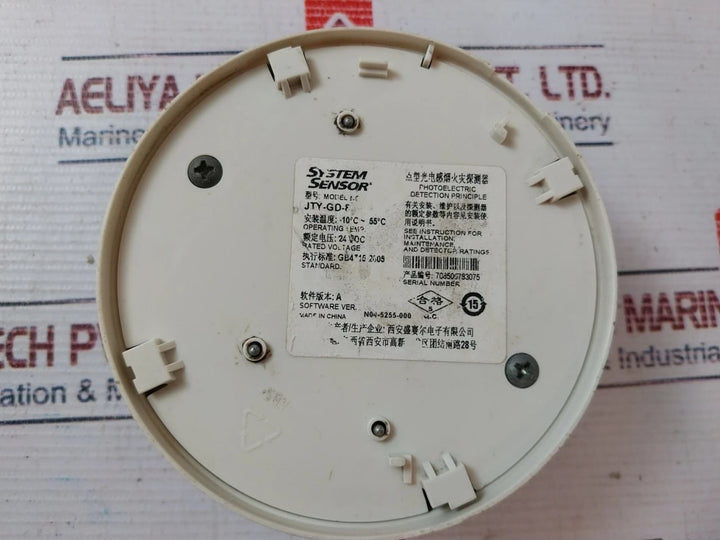 System Sensor Jty-gd-882 Photoelectric Detection 24Vdc Ver A
