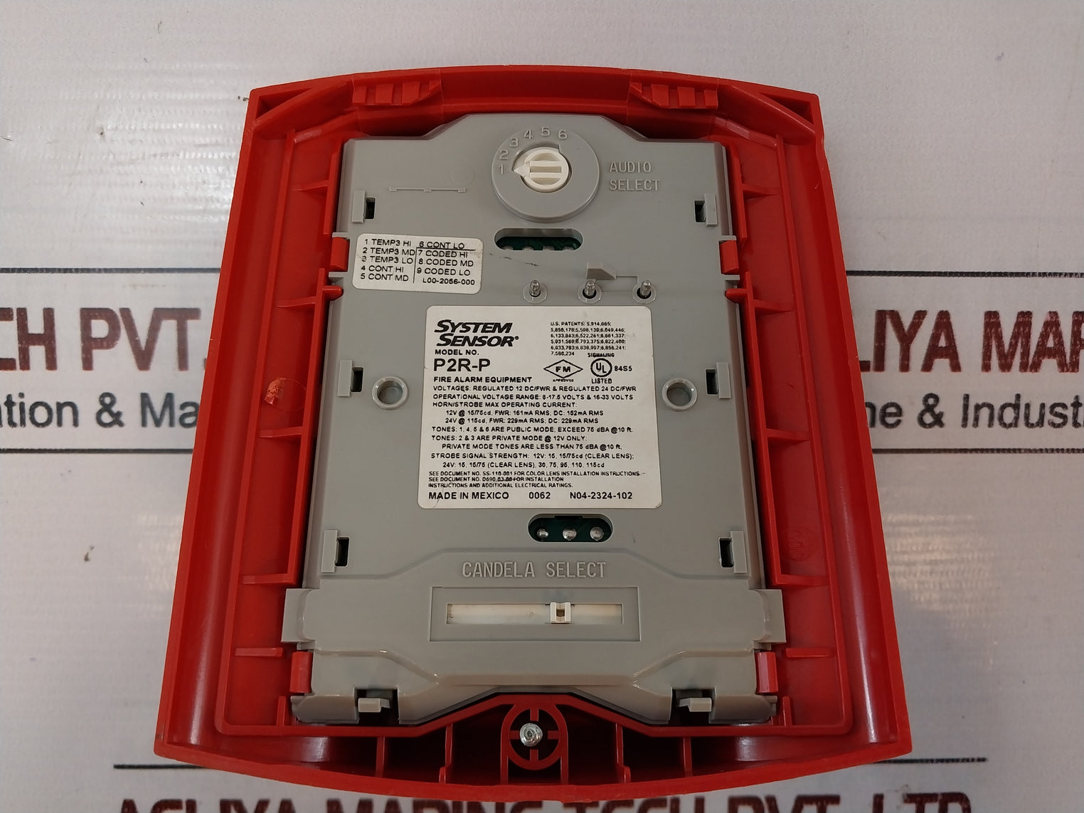 System Sensor P2R-p Fire Alarm Addressable Normal System