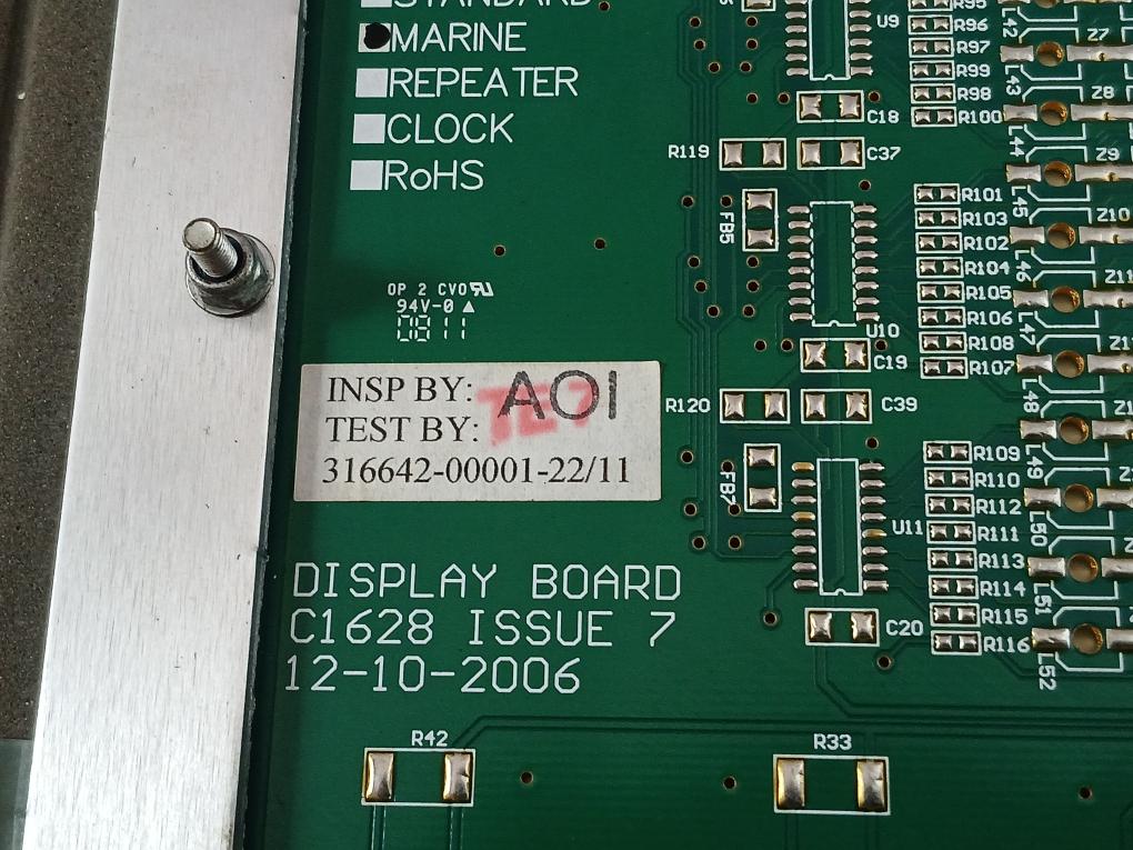 T1204A1 508.023.002 Emergency Alarm Control Panel 110V Ac 50/60 Hz Tyco Marine