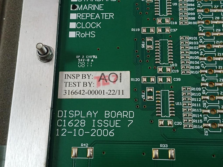 T1204A1 508.023.002 Emergency Alarm Control Panel 110V Ac 50/60 Hz Tyco Marine