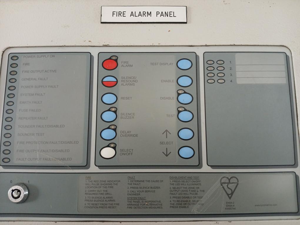 T1204A1 508.023.002 Emergency Alarm Control Panel 110V Ac 50/60 Hz Tyco Marine