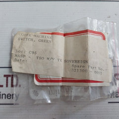 T 120 Coffee Machine Green Rocker Switch 321300-0001