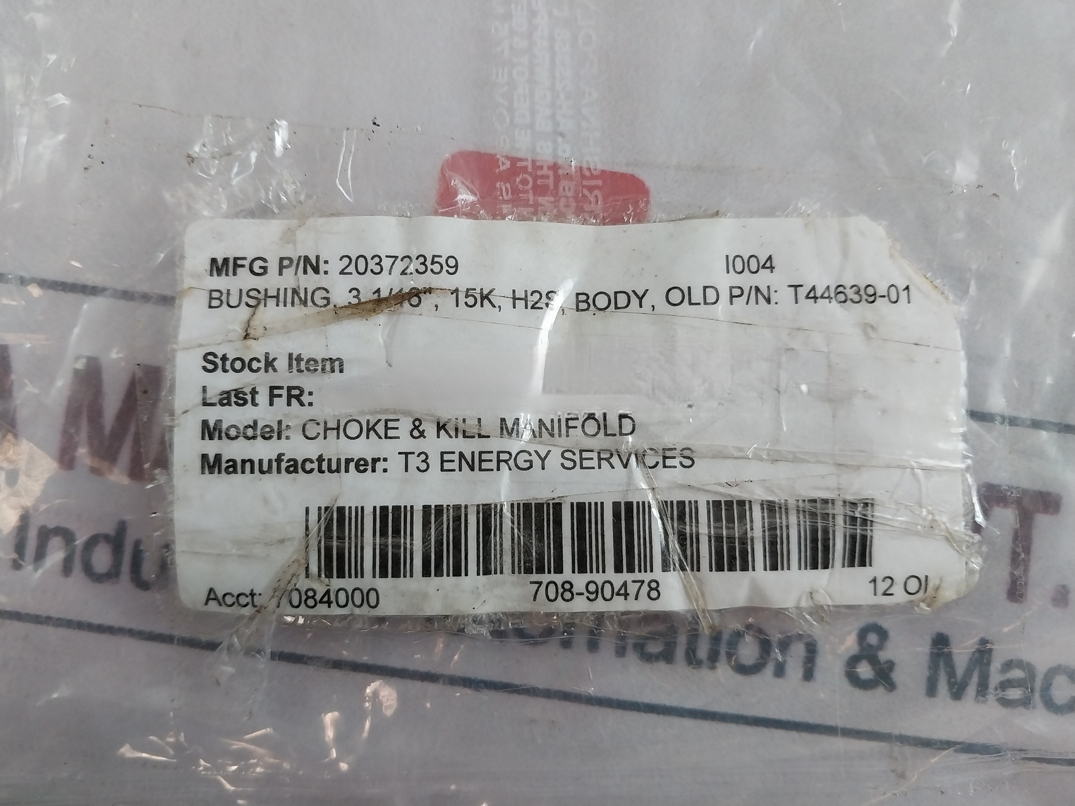 T3 Energy 20358435 Bushing Body 3 1/16” T44639-01