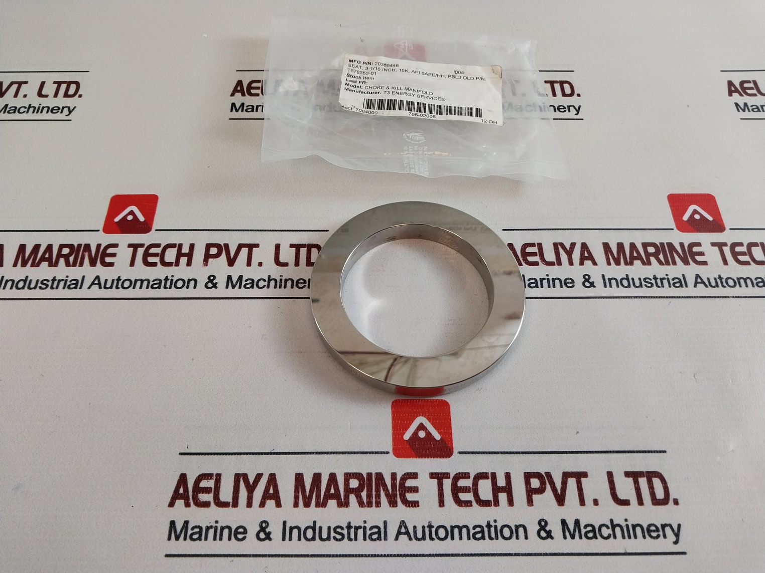 T3 Energy 20358448 Seat Valve 3-1/16 Inch T678353-01