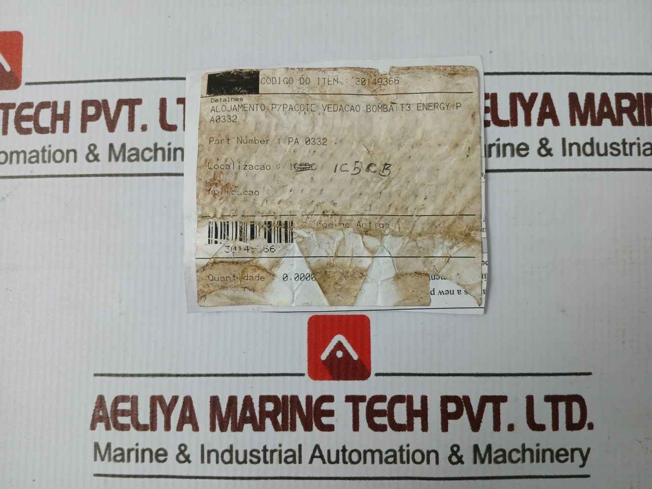 T3 Energy Pa-0332 Housing For Sealing Package Pump Spare Part L4-3469