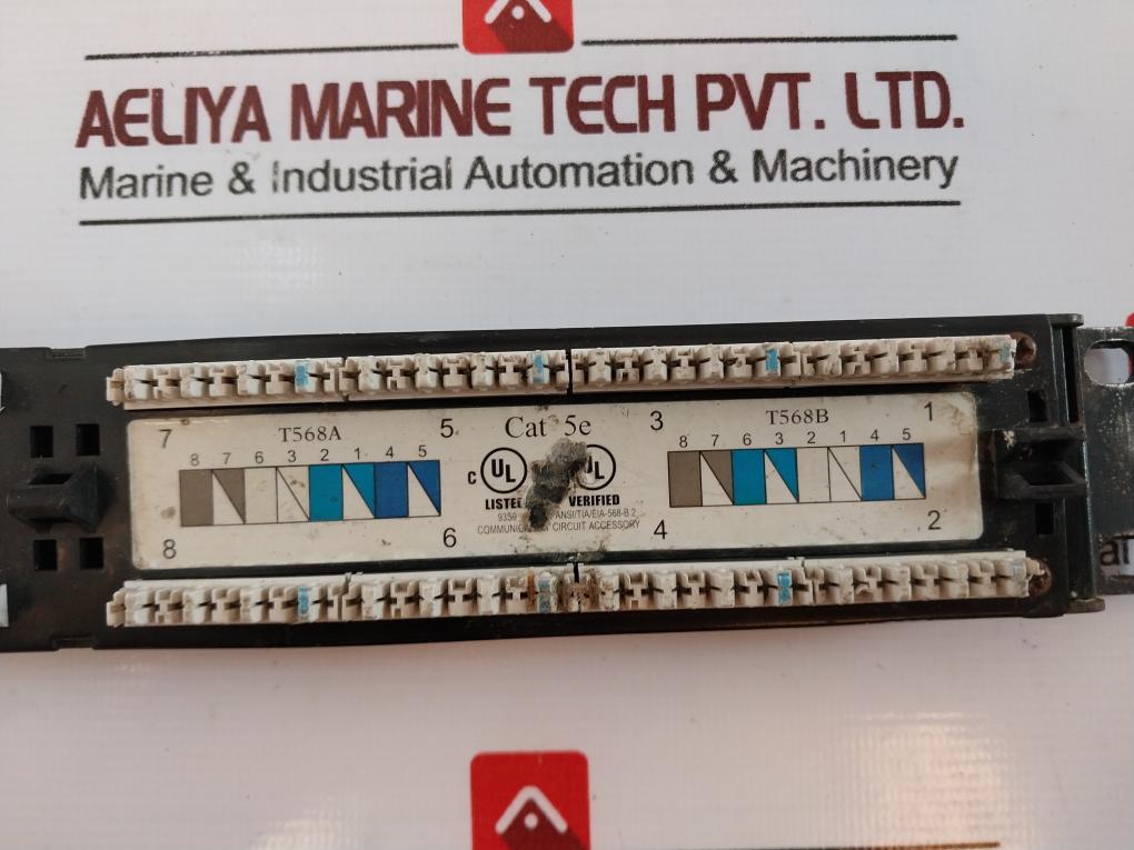 T568A/T568B Cat 5E Communication Rackmount Circuit Accessory