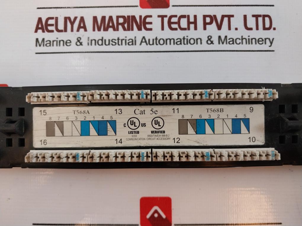 T568A/T568B Cat 5E Communication Rackmount Circuit Accessory