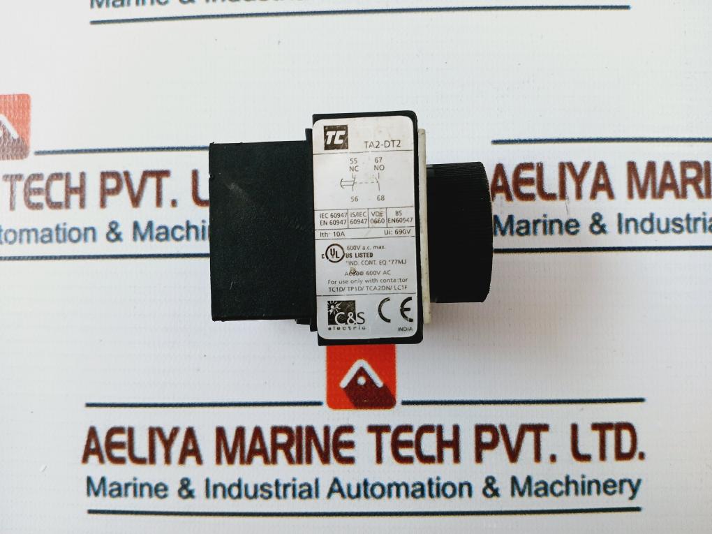 TC TA2-DT2 On Delay Timer Block 0.1-30s