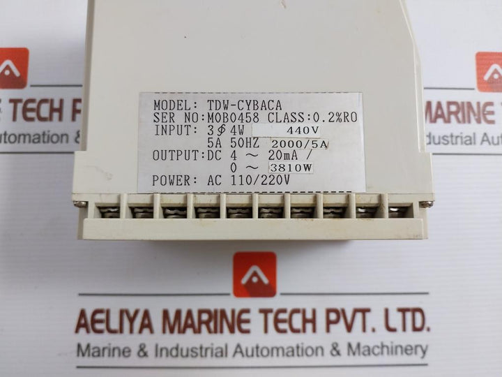 TDW-CYBACA-Watt-Transducer-440V-4W-50Hz-By-Ac&M-210318-8