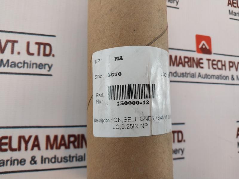 T&B Astm-a-213 Seamless Steel Tube 734Mm 28.9In, 150000-12, Lg,0.25In.Np