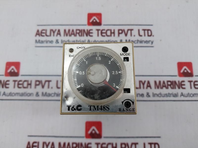 T&C Tm48S Multi Range Timer 0-3 24-240V Ac/Dc