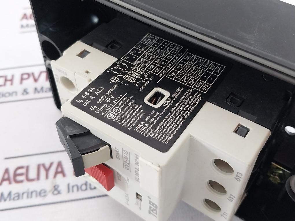 T&B Gv2-m10 Motor Starter Circuit Protector 690V 50/60Hz