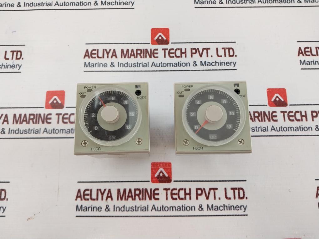 Lot of 3X T&B H3CR-A Timer Relay 5A 250VAC 50/60HZ
