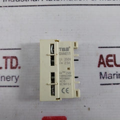 T&b Gvae11 Plug In Auxiliary Contact Block Front Mounted Na + Nc