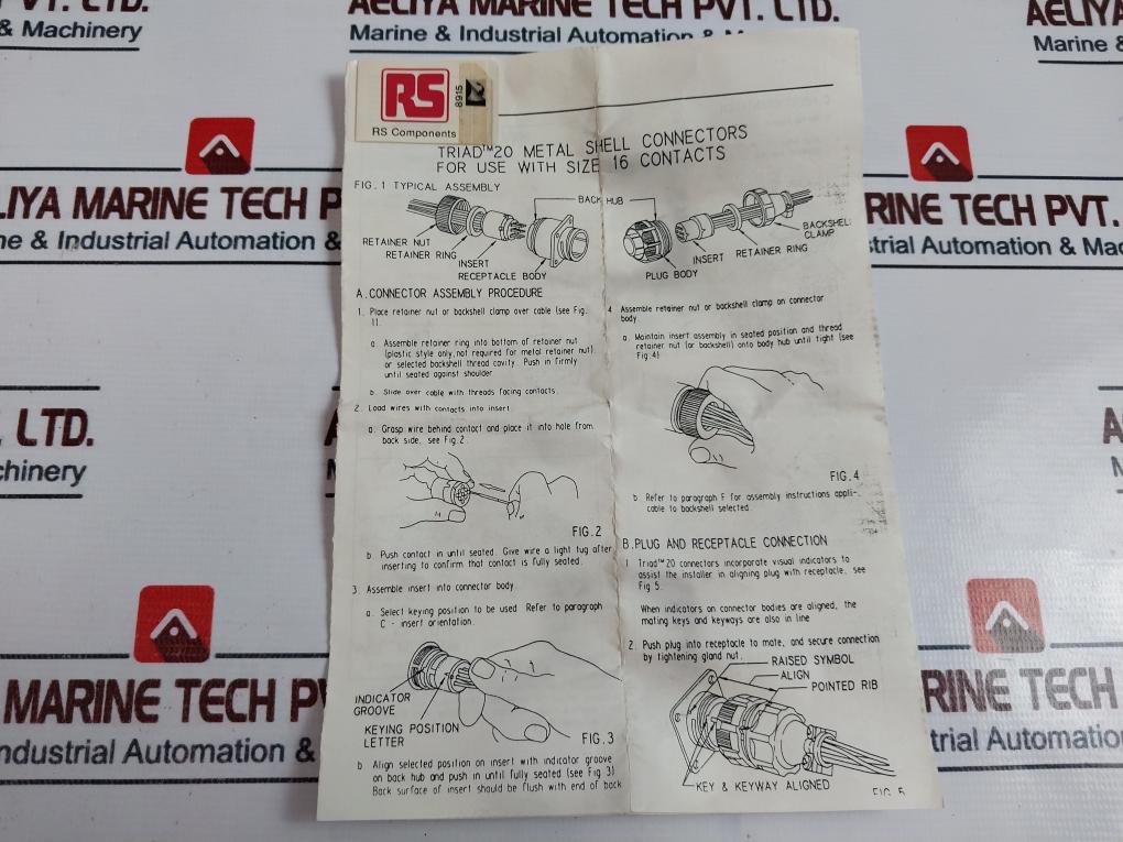 T&b M1731-p09 Plug Shell Circular Mil Spec Connector Plug