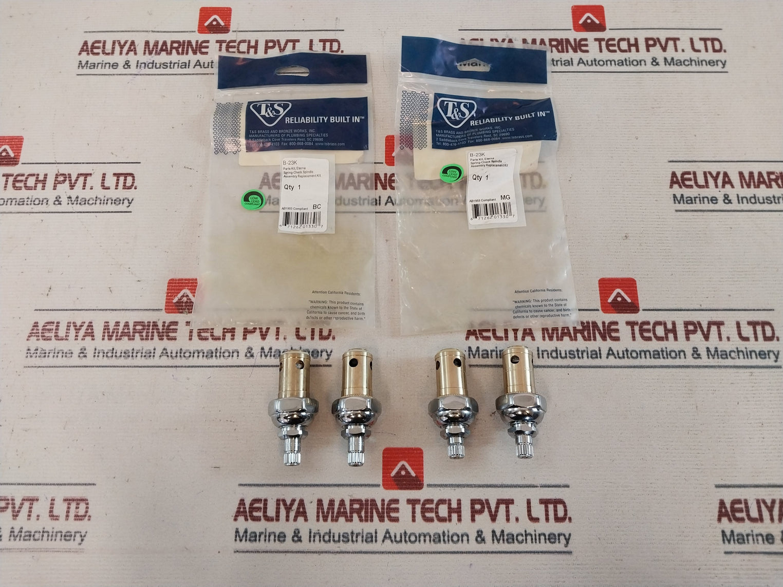 T&s B-23k Spring-check Spindle Assembly Replacement Kit