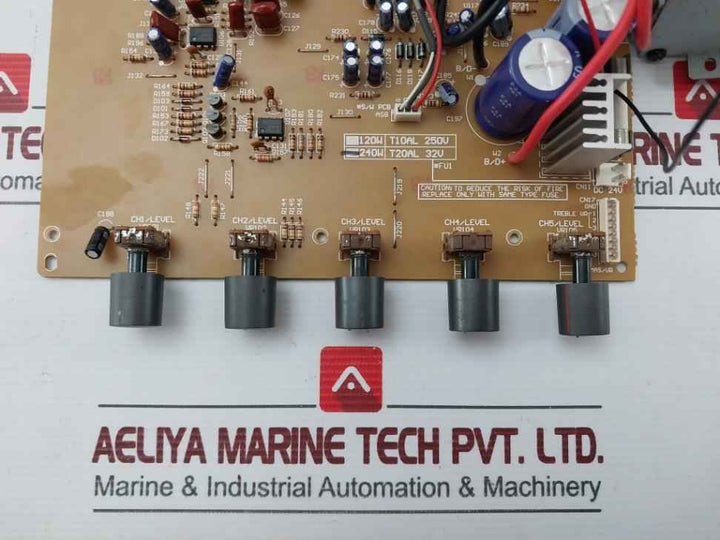 Ta-1240-a Amplifier Control Pcb Assembly 240W T20Al 32V