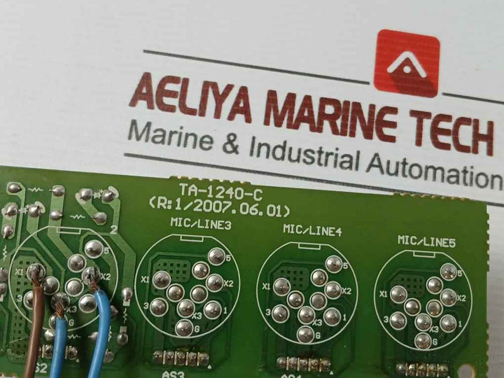 Ta-1240-c Audio Input Pcb Assembly