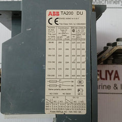 Ta200 Du Thermal Overload Relay Abb 690V