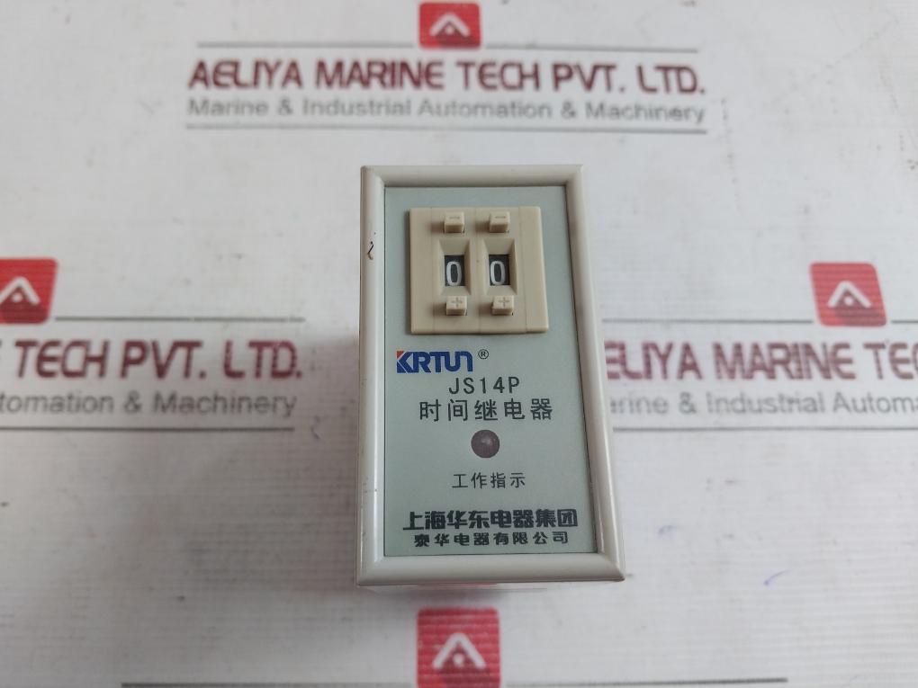 Taihua Js14P Time Relay Ac380V 50Hz 99S 3A Ac220V 1A Dc220V 0.15A