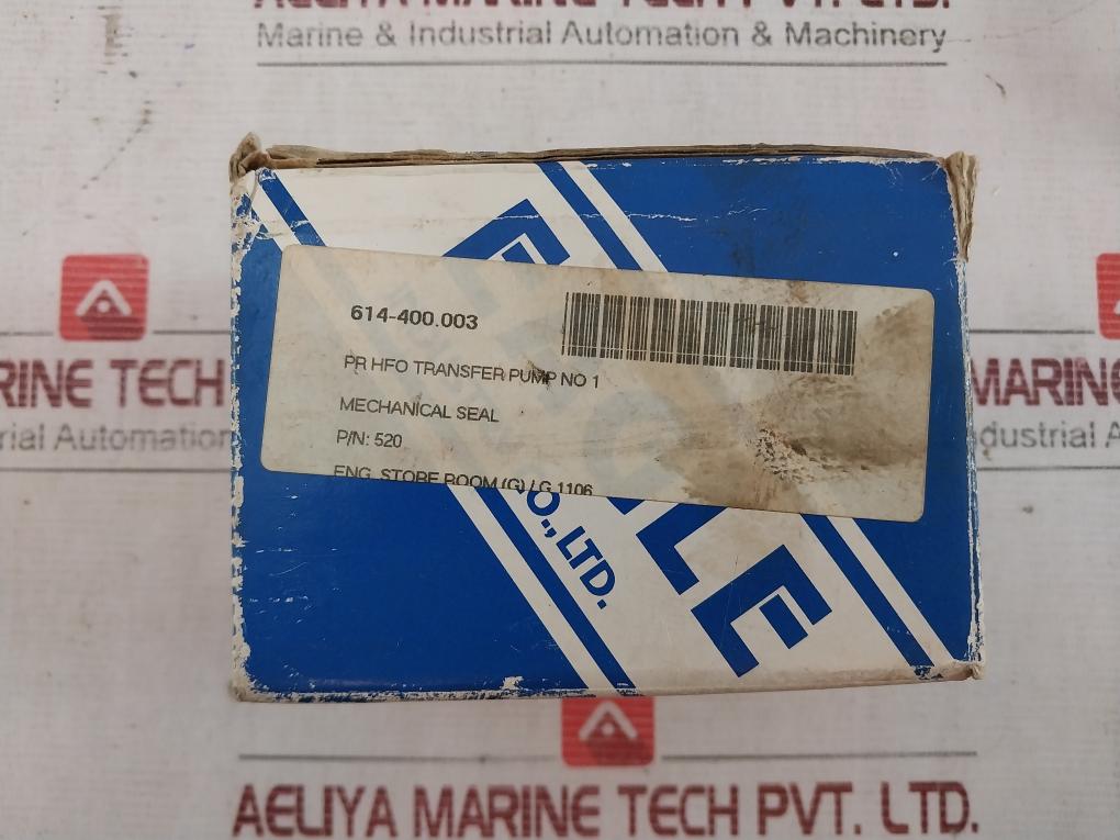 Taiko 520 Mechanical Seal Set For Centrifugal Pump 614-400.003 050Vbcvu 970829