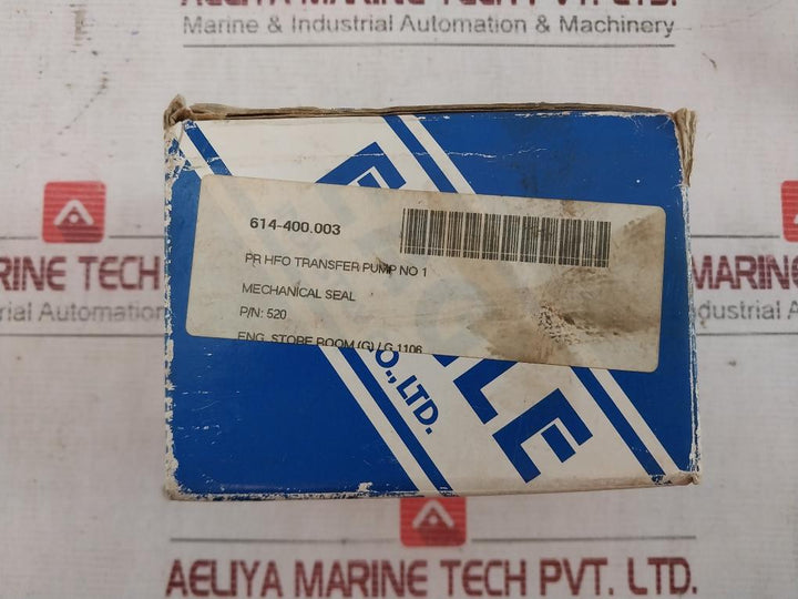 Taiko 520 Mechanical Seal Set For Centrifugal Pump 614-400.003 050Vbcvu 970829