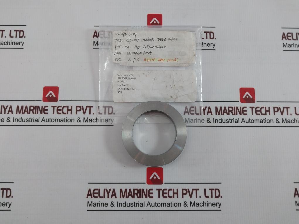 Taiko Kikai 503 Lantern Ring For Sludge Pump Hnp-401 50854A146022 07G-000-22B