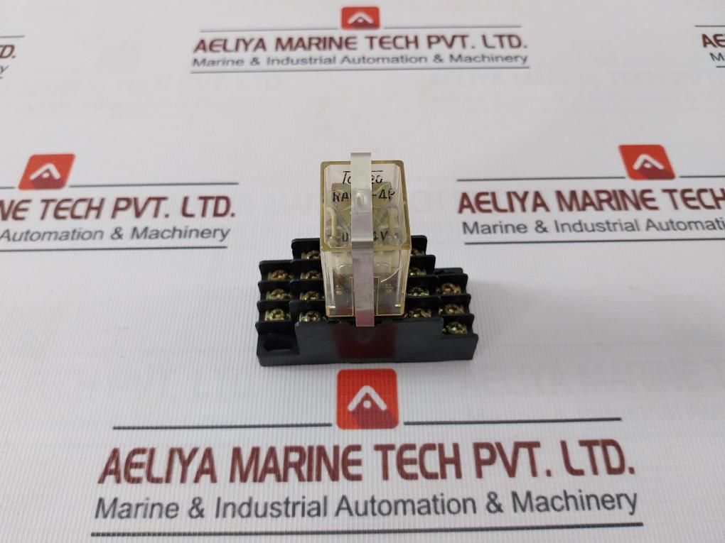 Taiko Rabk-4P Protection Relay With Base 7A 250V Ac 51122V Hc4-hsf-k Ap3882K