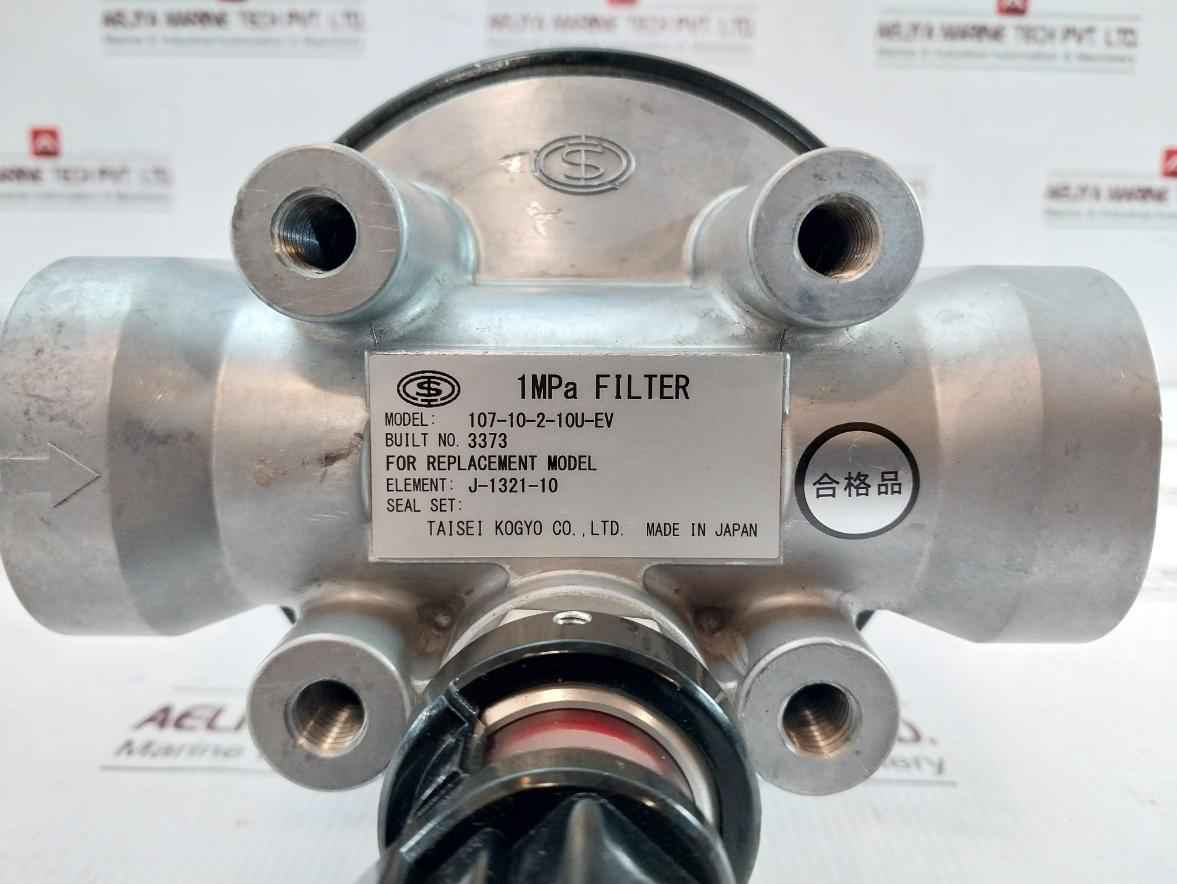 Taisei Kogyo 107-10-2-10u-ev Filter Cartridge 1mpa J-1321-10 3a 250v Ac