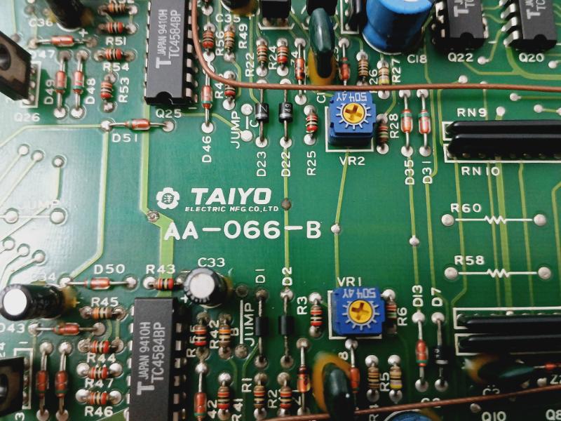 Taiyo Aa-066-b Non Flowing Oil Cool Piston System Pc Board Module Dnf-m2 9501