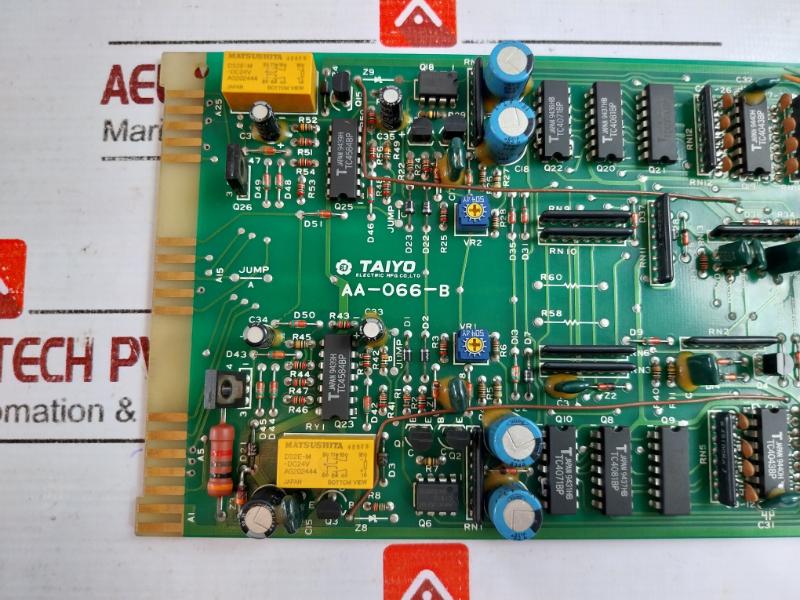 Taiyo Electric Aa-066-b Camshaft Card Lo In Lp T/C L O In Lp Pcb Module