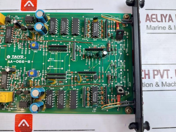 Taiyo Electric Aa-066-b Camshaft Card Lo In Lp T/C L O In Lp Pcb Module