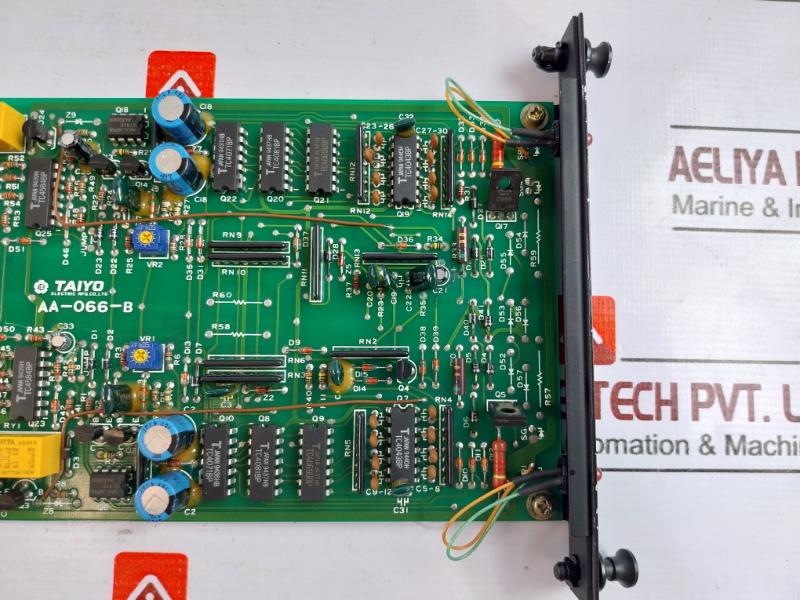 Taiyo Electric Aa-066-b Oil Mist Trouble Detector Printed Circuit Board Module
