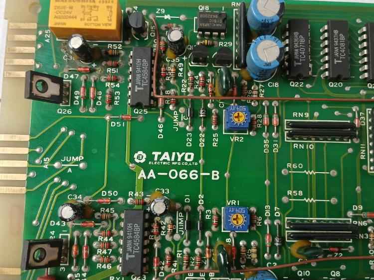 Taiyo Electric Aa-066-b Printed Circuit Board Module Dnf-m2