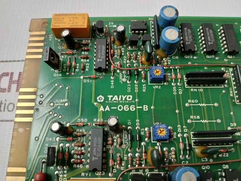 Taiyo Electric Aa-066-b Stern Tube System Monitoring Pcb
