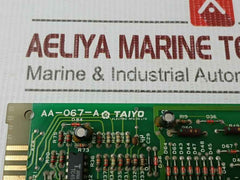 Taiyo Electric Aa-067-a Pcb Card