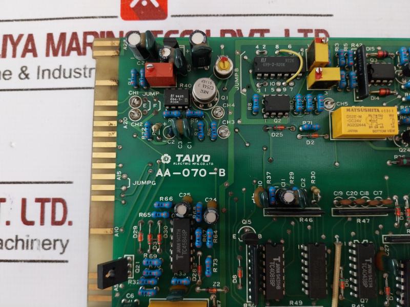 Taiyo Electric Aa-070-b Oil Cooled System Pcb Cylinder Out High Temp