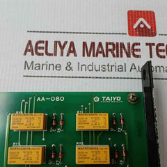 Taiyo Electric Aa-080 Alarm Unit Pcb Card
