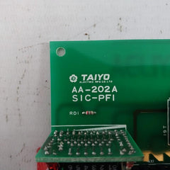 Taiyo Electric Aa-202A Printed Circuit Board Sic-pfi