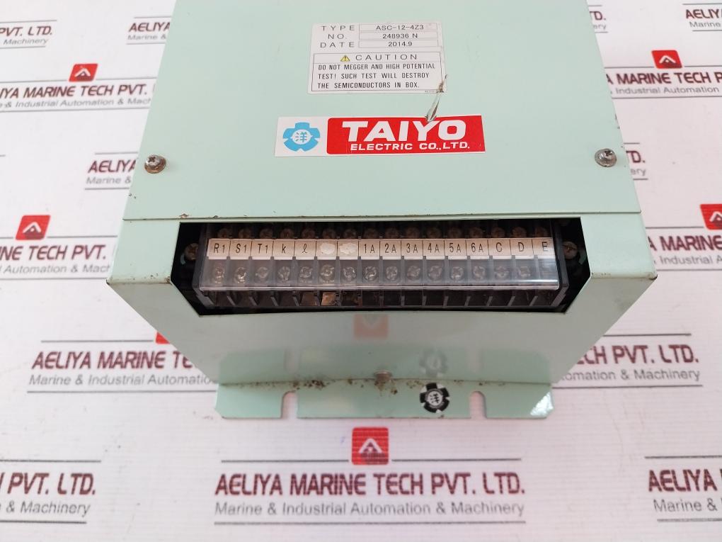 Taiyo Electric ASC-12-4Z3 Automatic Voltage Regulator 248936 N