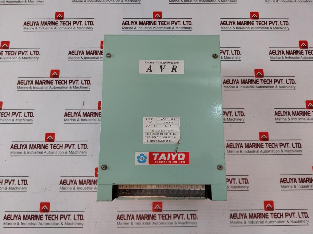 Taiyo Electric ASC-12-4Z3 Automatic Voltage Regulator 248936 N