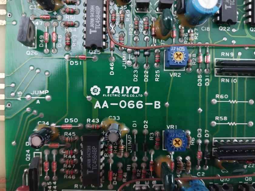 Taiyo Electric Pcb Card Aa-066-b