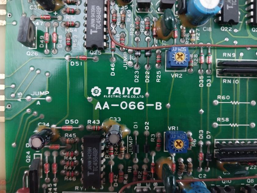 Taiyo Electric Pcb Card Aa-066-b